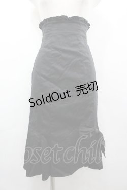 画像1: Victorian maiden / エレガントマーメイドスカート  黒 I-26-03-12-066-CL-SK-SA-ZI