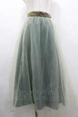 画像1: shimamura × chiharu / アナと雪の女王スカート L グリーン I-26-03-12-067-LO-SK-SA-ZI (1)