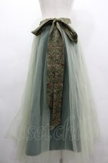 画像2: shimamura × chiharu / アナと雪の女王スカート L グリーン I-26-03-12-067-LO-SK-SA-ZI (2)