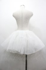 画像2: Chalmiere / ミニ丈オーガンジーパニエ  白 I-26-03-12-069-0-SK-SA-ZI (2)