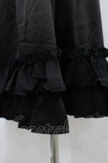 画像3: axes femme kawaii / ミディフリルペチスカート  黒 I-26-03-12-070-AX-SK-SA-ZI (3)