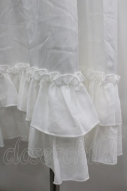 画像3: axes femme kawaii / ミディフリルペチスカート  白 I-26-03-12-071-AX-SK-SA-ZI