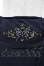 画像3: Ozz oneste / 蝶刺繍&裾レース2wayスカート  ネイビー I-26-03-12-072-OO-SK-SA-ZI (3)