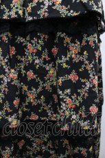 画像3: WONDERFUL WORLD / 花格子ptスカート  ブラック I-26-03-12-075-LO-SK-SA-ZI (3)