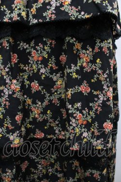 画像3: WONDERFUL WORLD / 花格子ptスカート  ブラック I-26-03-12-075-LO-SK-SA-ZI