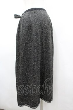 画像2: INGEBORG / ランダム水玉巻きスカート M ブラック I-26-03-12-080-LO-SK-SA-ZI