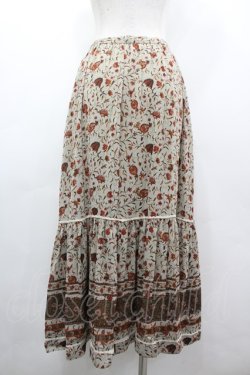 画像2: INGEBORG / ツタ花ptスカート M グリーン I-26-03-12-086-LO-SK-SA-ZI