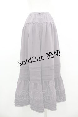 画像2: KANEKO ISAO / 縦横ピンタックスカート  パープル I-26-03-12-087-EL-SK-SA-ZI