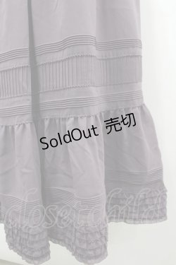 画像3: KANEKO ISAO / 縦横ピンタックスカート  パープル I-26-03-12-087-EL-SK-SA-ZI