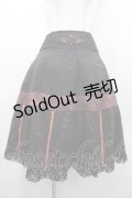 Ozz oneste / 蝶刺繍&裾レース2wayスカート  ブラック I-26-03-12-091-OO-SK-SA-ZI