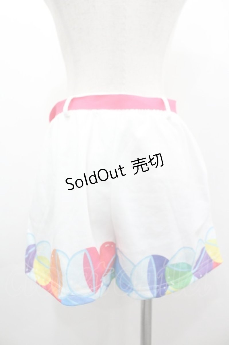 画像2: ACDC RAG / カプセルモンスター ショートパンツ  白 I-26-03-12-093-PU-PA-SA-ZI (2)