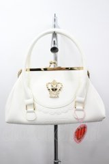 BABY,THE STARS SHINE BRIGHT / 王冠がま口Bag  白 I-26-03-12-095-BA-BG-SA-ZI