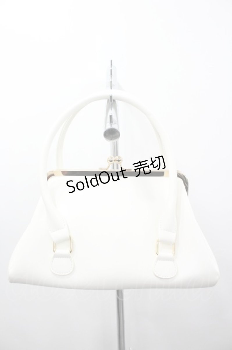 画像2: BABY,THE STARS SHINE BRIGHT / 王冠がま口Bag  白 I-26-03-12-095-BA-BG-SA-ZI (2)