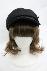 画像2: m petit by misako / AM*サンリオリボンキャスケット  黒 I-26-03-12-105-LO-AC-HR-ZI (2)