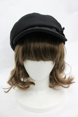 画像2: m petit by misako / AM*サンリオリボンキャスケット  黒 I-26-03-12-105-LO-AC-HR-ZI