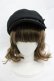 画像2: m petit by misako / AM*サンリオリボンキャスケット  黒 I-26-03-12-105-LO-AC-HR-ZI (2)