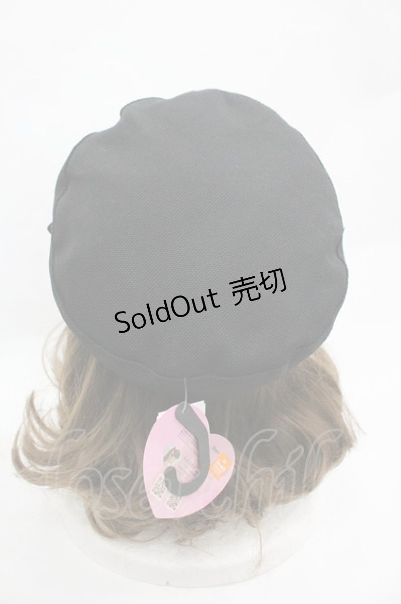 画像3: m petit by misako / AM*サンリオリボンキャスケット  黒 I-26-03-12-105-LO-AC-HR-ZI (3)