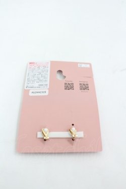 画像2: m petit by misako / AMPLリボンモチーフイヤリング  ピンク I-26-03-12-109-LO-AC-HR-ZI