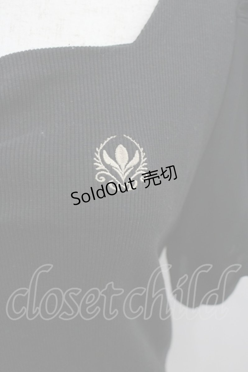 画像2: shimamura × chiharu / アナと雪の女王半袖カットソー  黒 I-26-03-12-010-LO-TO-SA-ZI (2)