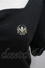 画像2: shimamura × chiharu / アナと雪の女王半袖カットソー  黒 I-26-03-12-010-LO-TO-SA-ZI (2)