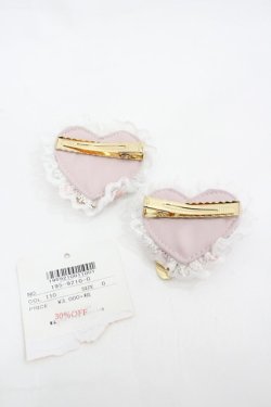 画像2: LIZ LISA / メッセージハート2コセットクリップ  ピンク I-26-03-12-110-LO-AC-SA-ZI
