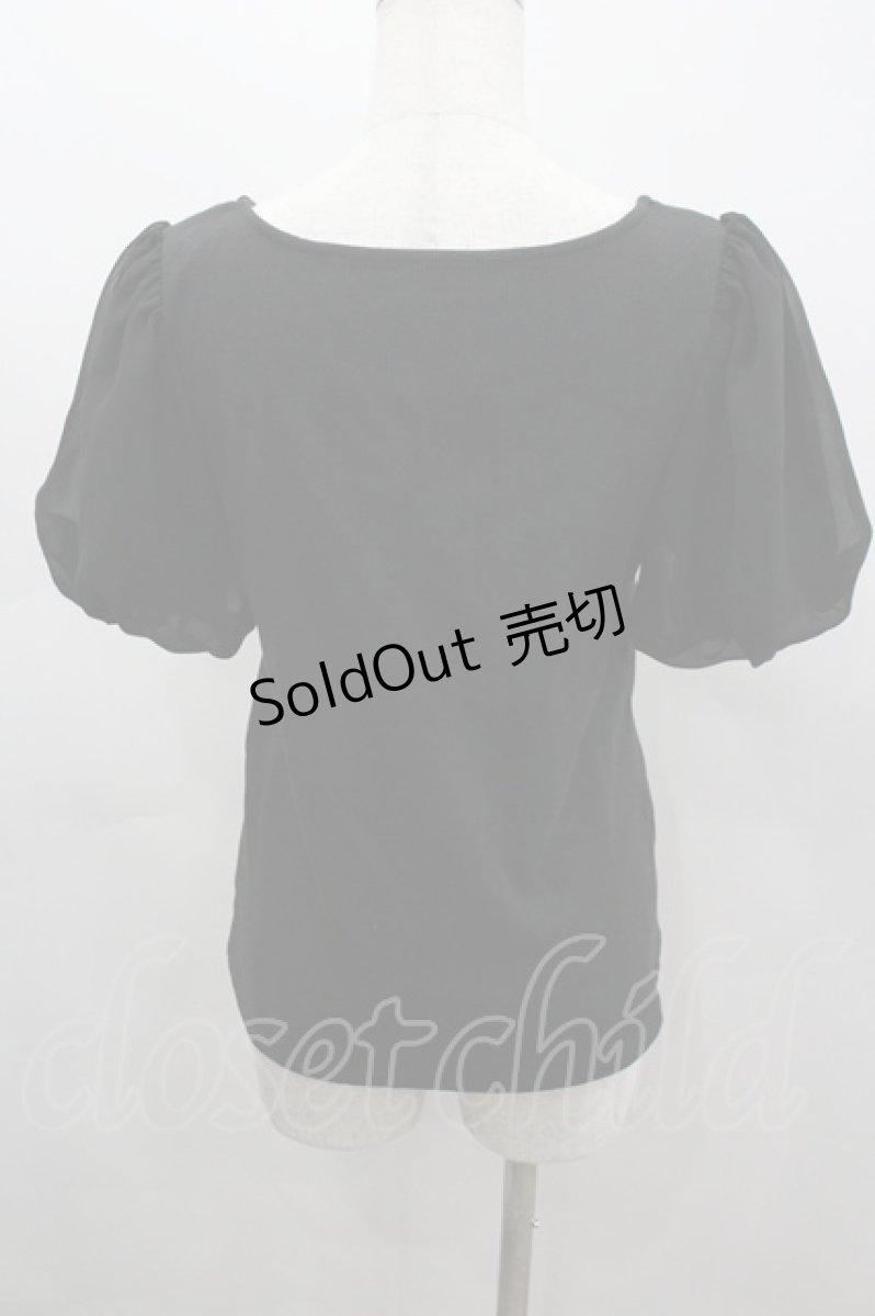 画像3: shimamura × chiharu / アナと雪の女王半袖カットソー  黒 I-26-03-12-010-LO-TO-SA-ZI (3)