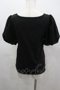 画像3: shimamura × chiharu / アナと雪の女王半袖カットソー  黒 I-26-03-12-010-LO-TO-SA-ZI