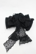 MOMOKO HOUSE / ローズレースリボン2WAY  黒 I-26-03-12-117-LO-ZA-SA-ZI