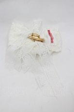 画像2: MOMOKO HOUSE / ローズレースリボン2WAY  白 I-26-03-12-118-LO-ZA-SA-ZI (2)