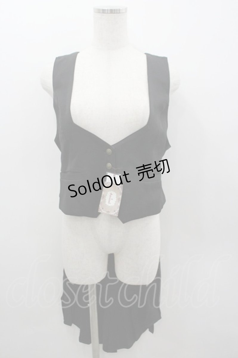 画像1: Amavel / Classic Schoolトレーン付ベスト  黒 I-26-03-12-011-CA-TO-SA-ZI (1)