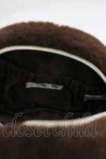 画像3: m petit by misako / AM クマサンポーチ  ブラウン I-26-03-12-121-LO-ZA-TE-ZT651 (3)