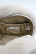 画像3: m petit by misako / AM クマサンポーチ  ベージュ I-26-03-12-122-LO-ZA-TE-ZT651 (3)