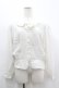 画像1: INGEBORG / ピンタック&フリルリボンブラウス  ホワイト I-26-03-12-002-LO-BL-SA-ZI (1)
