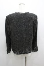 画像3: INGEBORG / ランダム水玉ボレロカーディガン M ブラック I-26-03-12-012-LO-TO-SA-ZI (3)