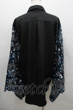 画像3: ACDC RAG /OODミルキモノシャツ  黒Ｘ青Ｘ白 I-26-03-12-017-PU-BL-SA-ZI