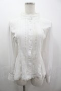ATELIER PIERROT / Calmato Blouse  白 I-26-03-12-003-EL-BL-SA-ZI