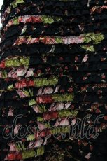 画像2: KANEKO ISAO / フラワーブーケリボンノースリーブブラウス  ブラック I-26-03-12-025-EL-BL-SA-ZI (2)