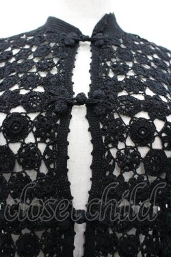 画像3: INGEBORG / ニットチャイナトップス  ブラック I-26-03-12-027-LO-TO-SA-ZI