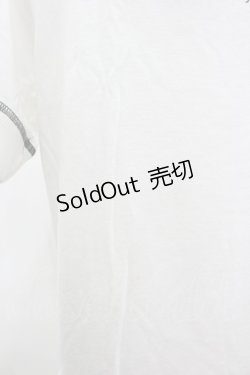 画像3: ALGONQUINS / 骸骨プリント半袖カットソー  白Ｘ黒 I-26-03-14-033-AL-TO-SA-ZI