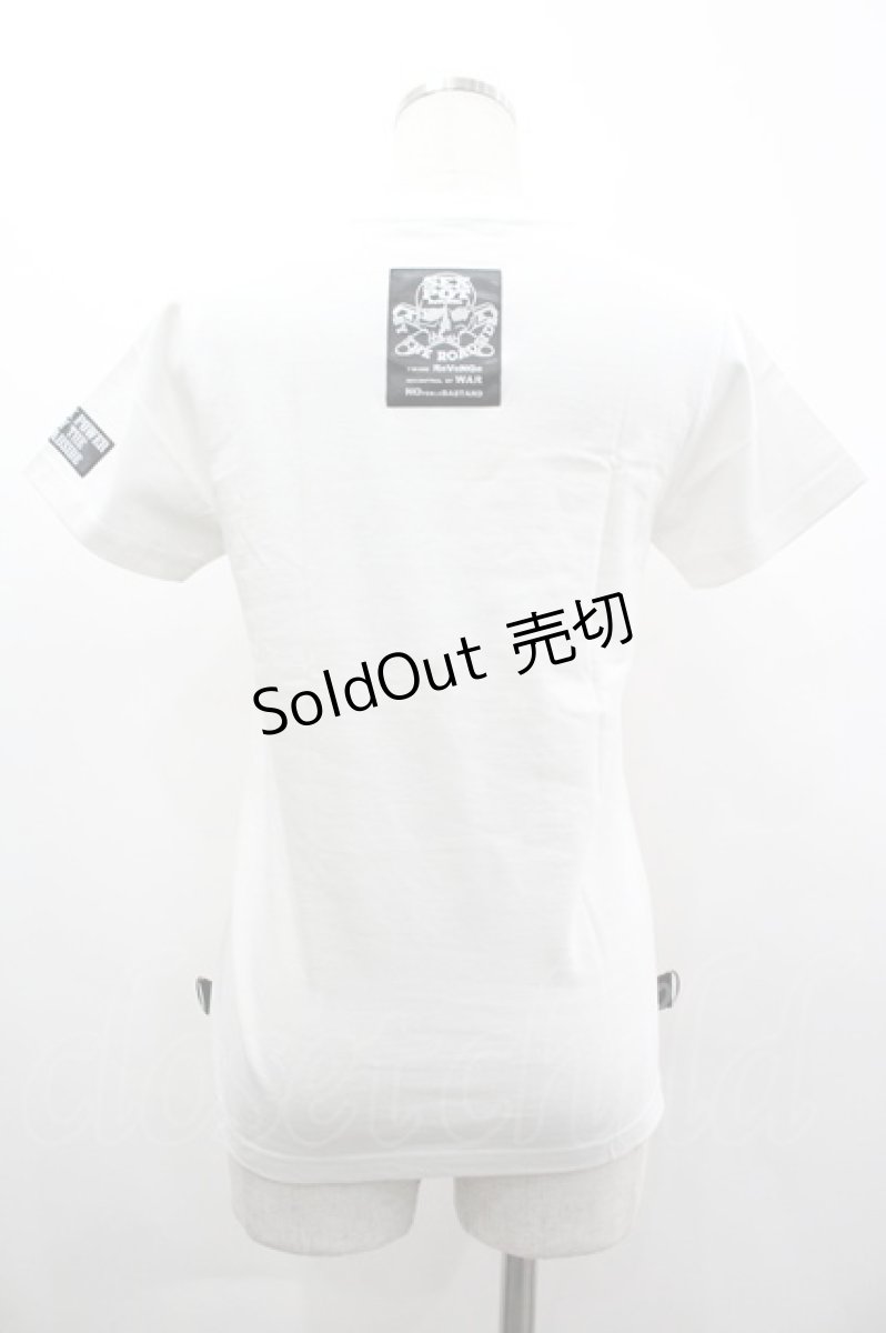 画像2: SEX POT ReVeNGe / 英字プリントTシャツ  白Ｘ黒Ｘ紫 I-26-03-14-036-SP-TO-SA-ZI (2)