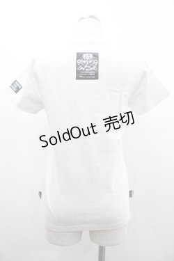 画像2: SEX POT ReVeNGe / 英字プリントTシャツ  白Ｘ黒Ｘ紫 I-26-03-14-036-SP-TO-SA-ZI