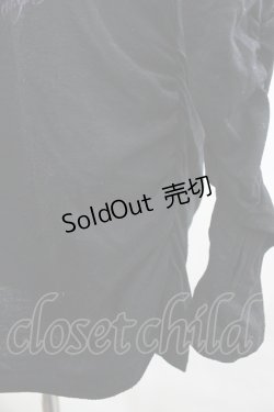 画像3: SEX POT ReVeNGe / ドクロ&英字プリント長袖カットソー S 黒ＸパープルＸグレー I-26-03-14-040-SP-TO-SA-ZI