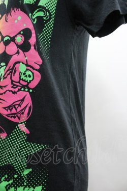 画像3: SEX POT ReVeNGe / アニマルプリント半袖カットソー S 黒 I-26-03-14-042-SP-TO-SA-ZI