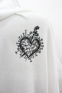 画像3: ALGONQUINS / プリント半袖ロングBIGカットソー F 白 I-26-03-14-043-AL-TO-TE-ZI