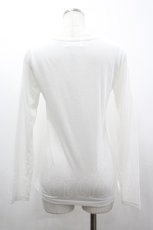 画像2: BPN / クラウン×チェーンptカットソー M 白 I-26-03-14-044-GO-TO-TE-ZI (2)