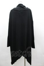 画像2: ALGONQUINS / スケルトンハイネックロングトップス F 黒 I-26-03-14-045-AL-TO-TE-ZI (2)