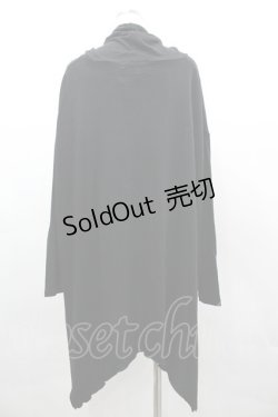 画像2: ALGONQUINS / スケルトンハイネックロングトップス F 黒 I-26-03-14-045-AL-TO-TE-ZI