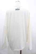 画像2: ALGONQUINS / スカル×ローズカットソー F オフ I-26-03-14-046-AL-TO-TE-ZI (2)