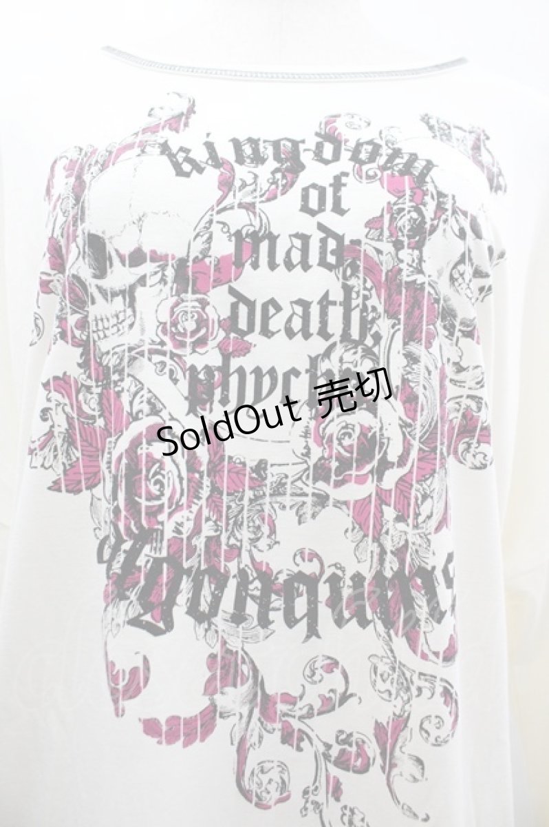 画像3: ALGONQUINS / スカル×ローズカットソー F オフ I-26-03-14-046-AL-TO-TE-ZI (3)