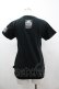 画像2: SEX POT ReVeNGe / ナース風プリントTシャツ  黒Ｘ赤Ｘサックス I-26-03-14-047-SP-TO-SA-ZI (2)